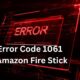 Error Code 1061 Amazon Fire Stick